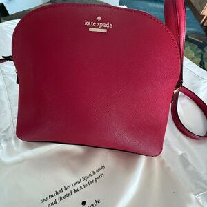 Kate Spade Red Crossbody Bag - Large Hilli